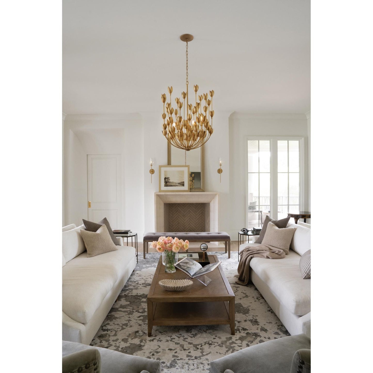 Flora 26 Inch 6 Light Chandelier - Richardrider