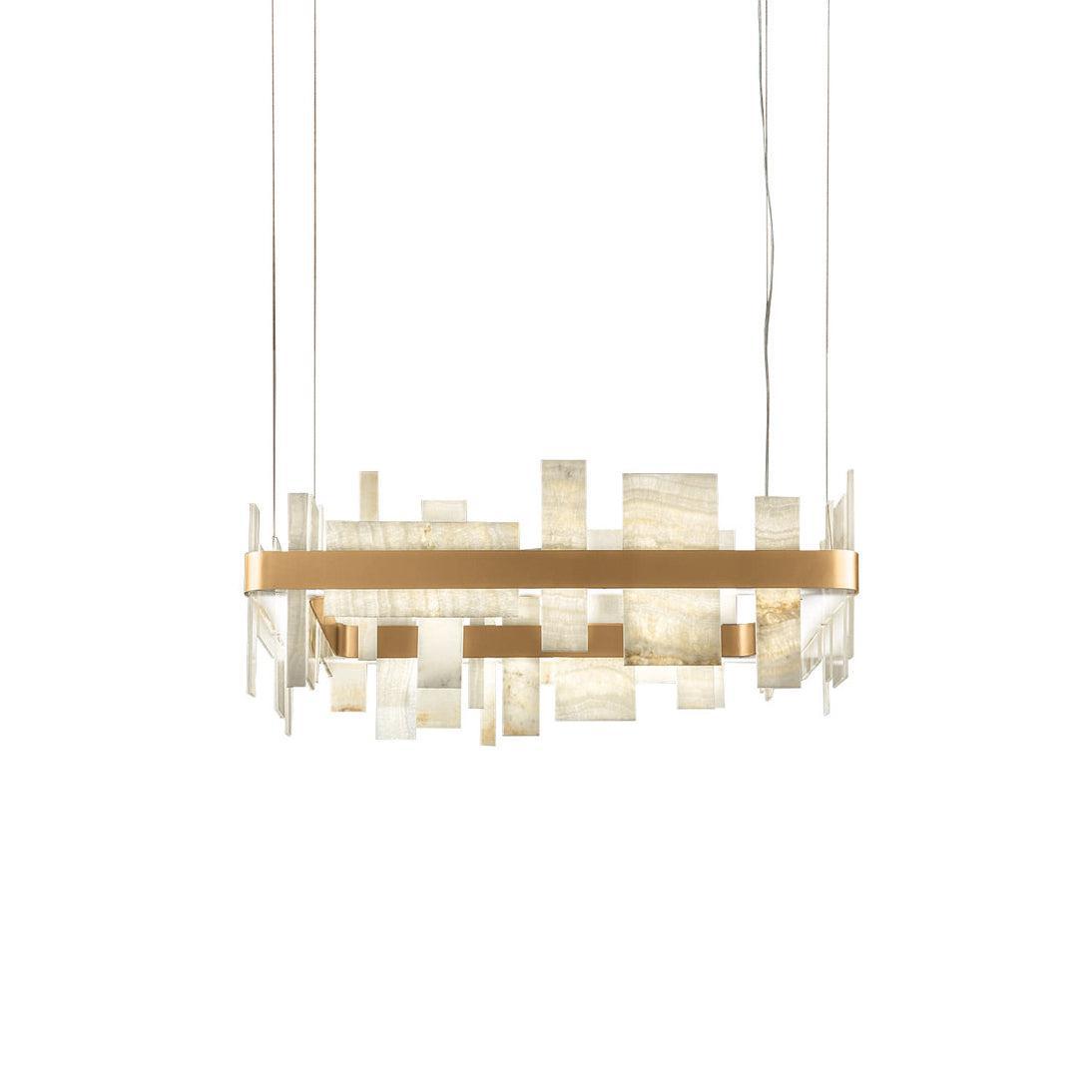 Honice Flake LED Alabaster Chandelier - Richardrider