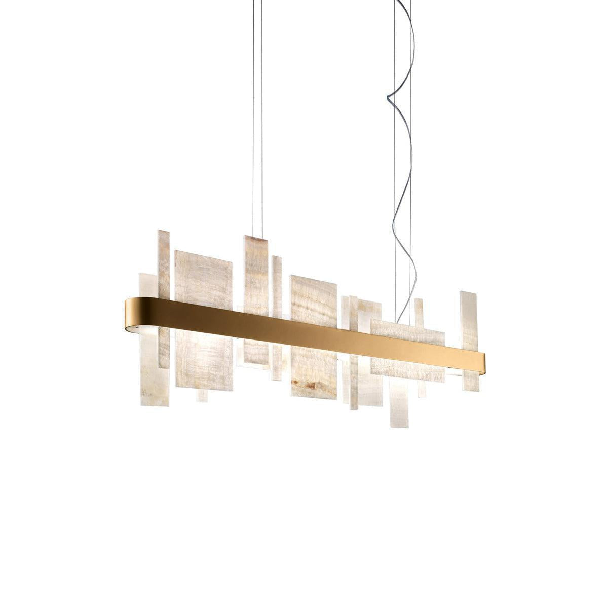 Honice Flake LED Alabaster Chandelier - Richardrider