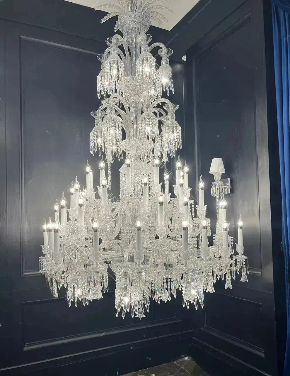 Auralite Huge Museum Crystal Chandelier - Richardrider