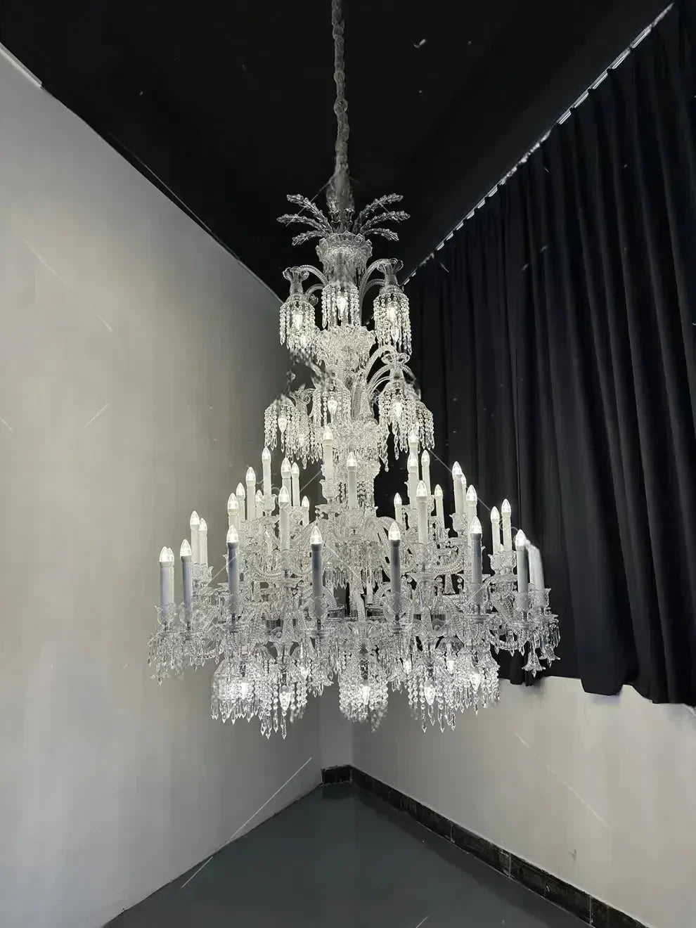 Auralite Huge Museum Crystal Chandelier - Richardrider