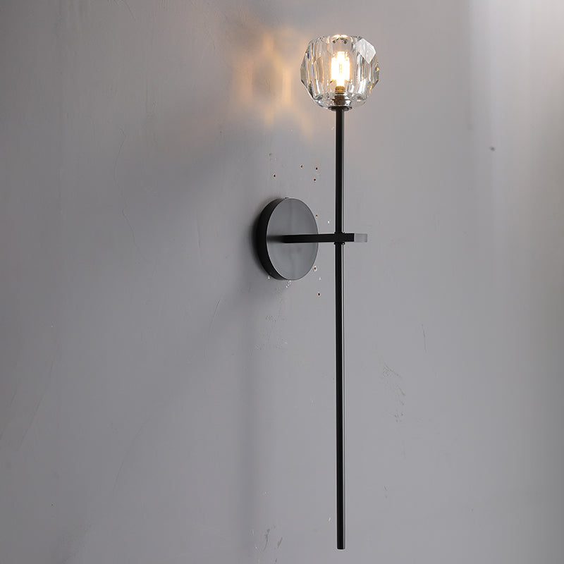 Boule Sconce - Clear Black