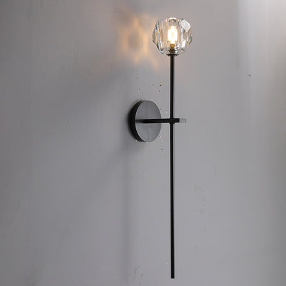 Boule Sconce - Clear Black