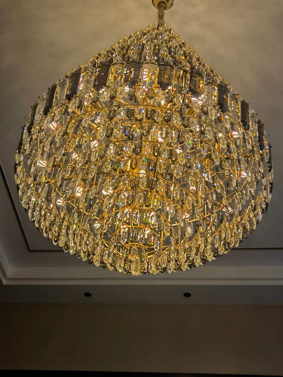 Staircase/Foyer Chandelier With High Clarity Crystals Luxury Ceiling Light - Richardrider