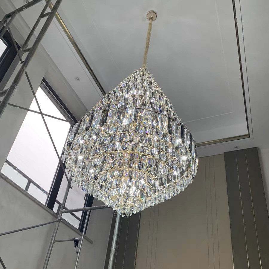 Staircase/Foyer Chandelier With High Clarity Crystals Luxury Ceiling Light - Richardrider