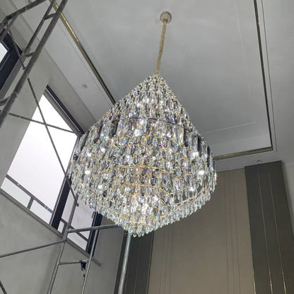 Staircase/Foyer Chandelier With High Clarity Crystals Luxury Ceiling Light - Richardrider