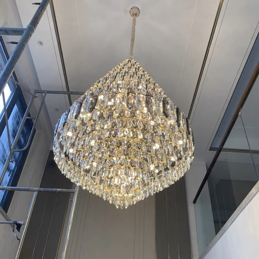 Staircase/Foyer Chandelier With High Clarity Crystals Luxury Ceiling Light - Richardrider