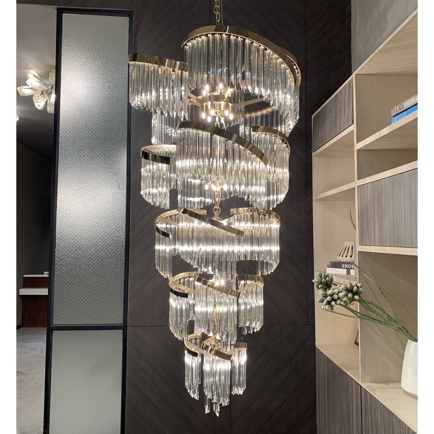 Twin Palms Foyer Crystal Chandelier - Richardrider