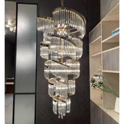 Twin Palms Foyer Crystal Chandelier - Richardrider