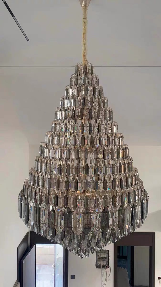 Staircase/Foyer Chandelier With High Clarity Crystals Luxury Ceiling Light - Richardrider