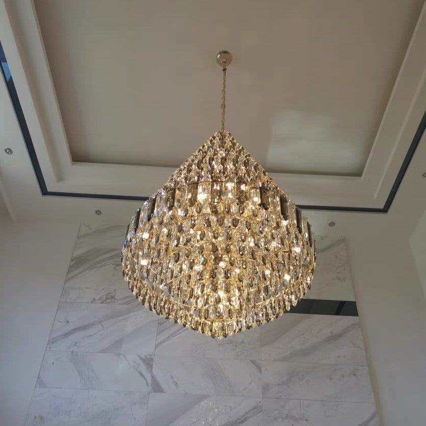 Staircase/Foyer Chandelier With High Clarity Crystals Luxury Ceiling Light - Richardrider
