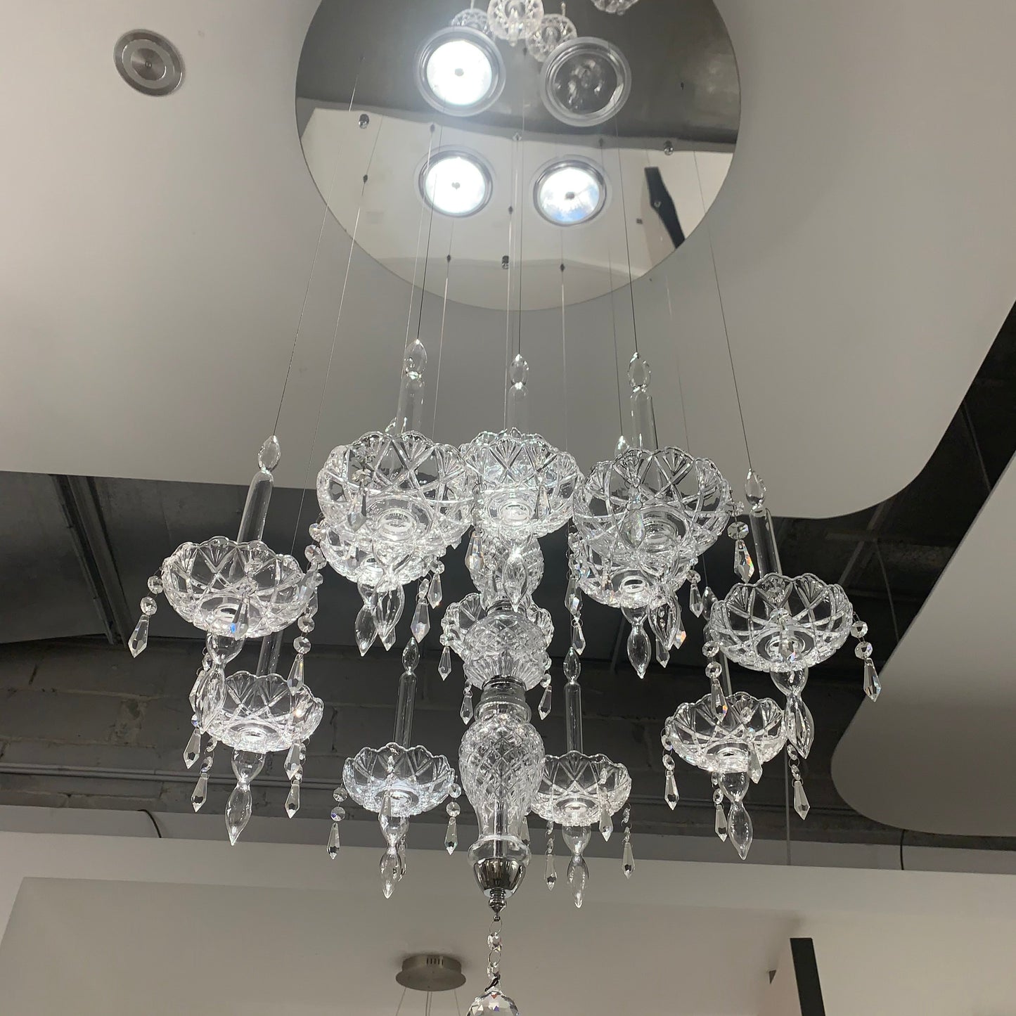 Modern Art Floating Chandelier For Living Room/Foyer/Hotel