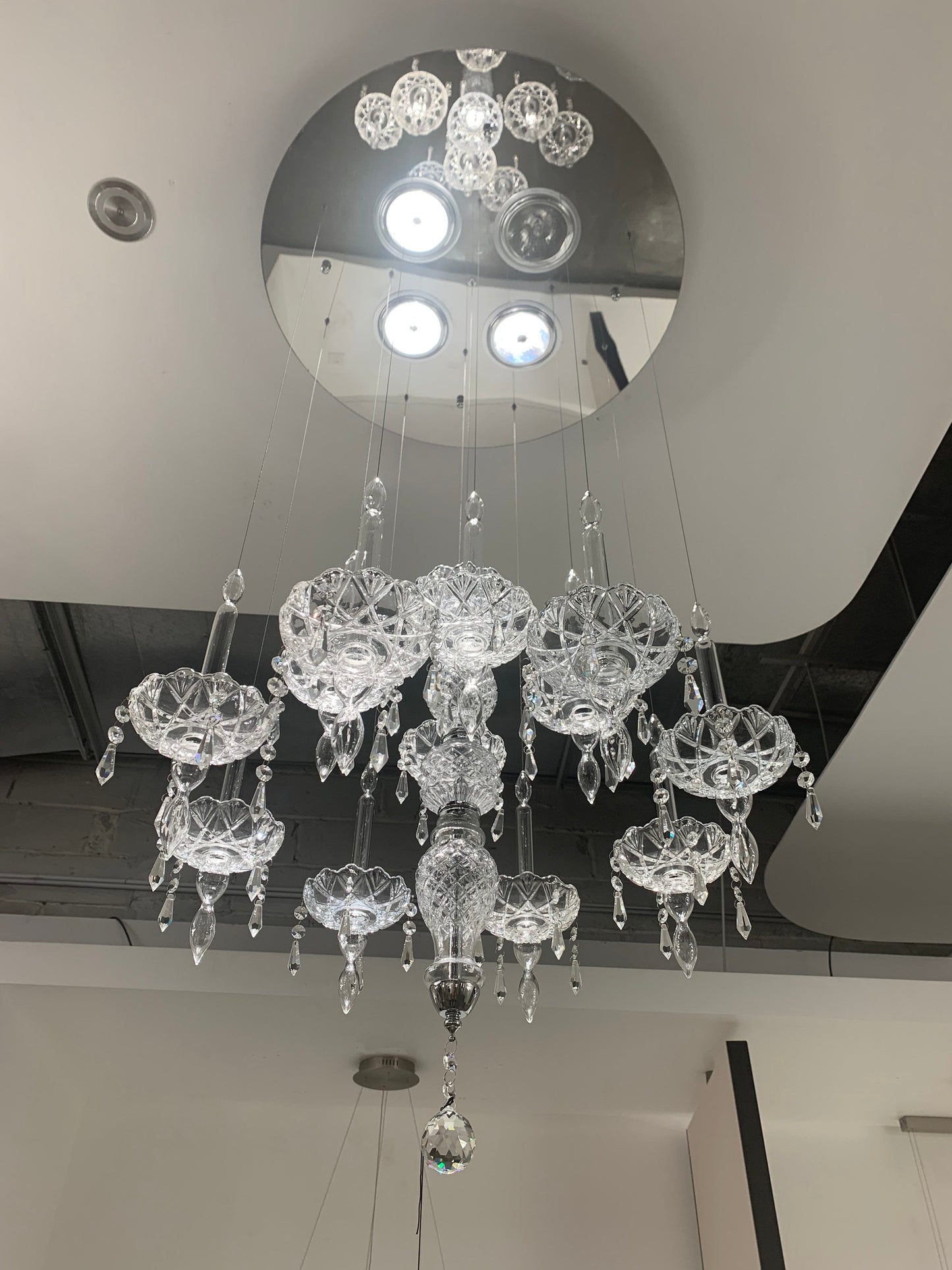 Modern Art Floating Chandelier For Living Room/Foyer/Hotel