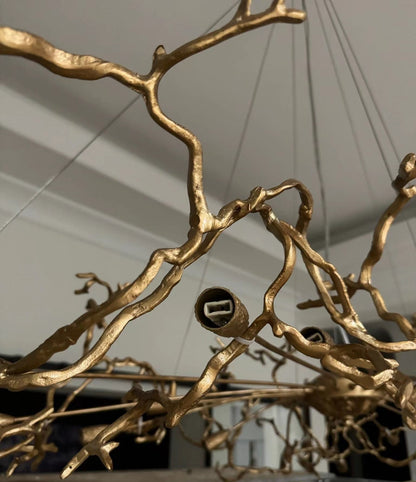 French Branch Elegant Crystal Leaves Chandelier - Richardrider