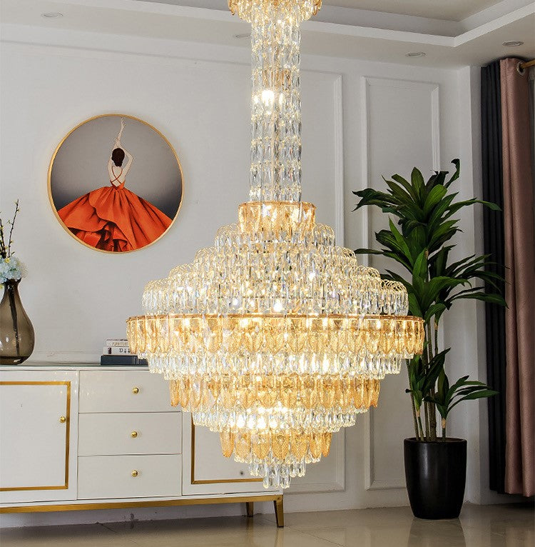 Extra Large Multi-tiered Empire Crystal Chandelier for Big Hallway/Foyer/Staircase - Richardrider
