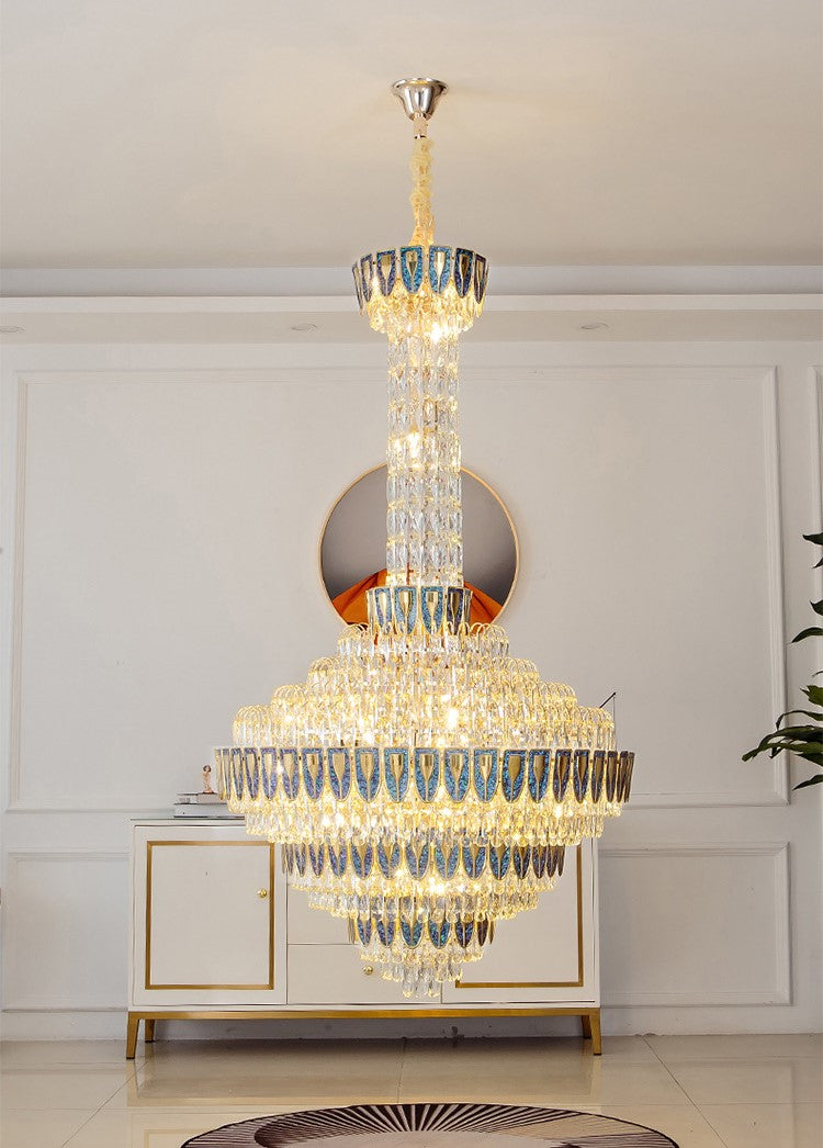 Extra Large Multi-tiered Empire Crystal Chandelier for Big Hallway/Foyer/Staircase - Richardrider