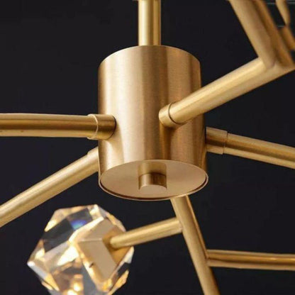 Isaro Faceted Oval Chandelier For Living Room - Richardrider