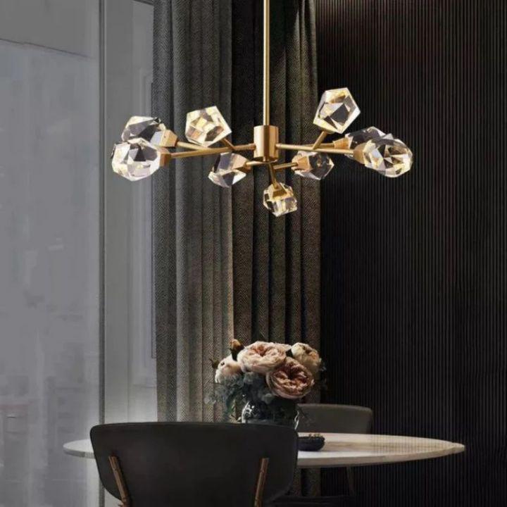 Isaro Faceted Oval Chandelier For Living Room - Richardrider