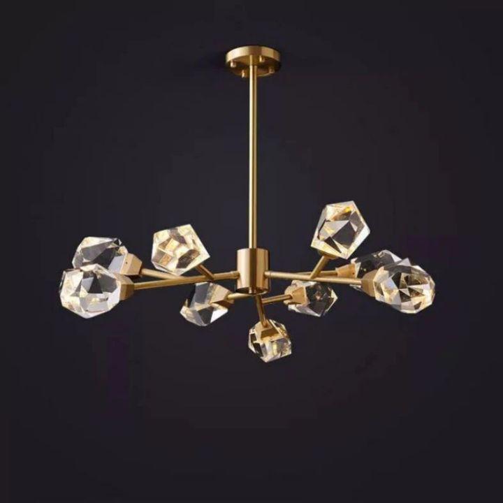 Isaro Faceted Oval Chandelier For Living Room - Richardrider