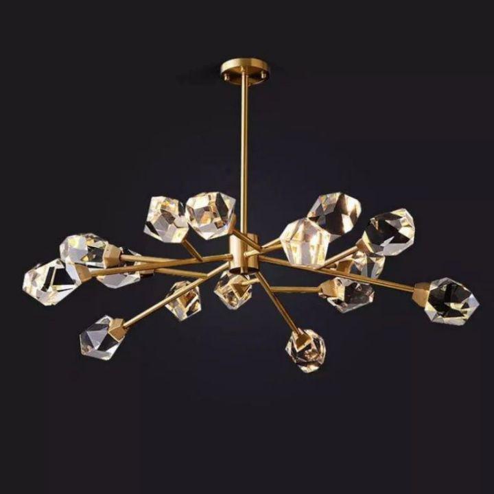 Isaro Faceted Oval Chandelier For Living Room - Richardrider