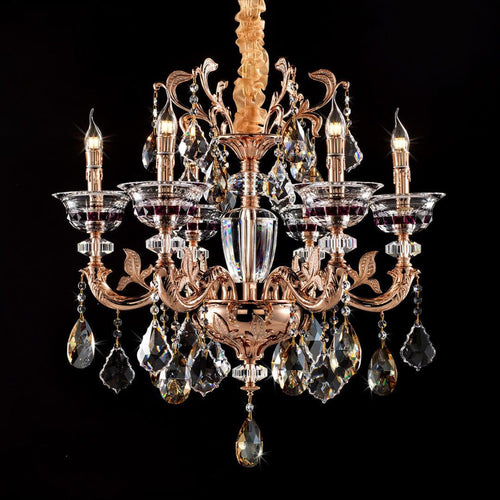 Maria Crystal Classic Chandelier 27" 6 Lights - Richardrider