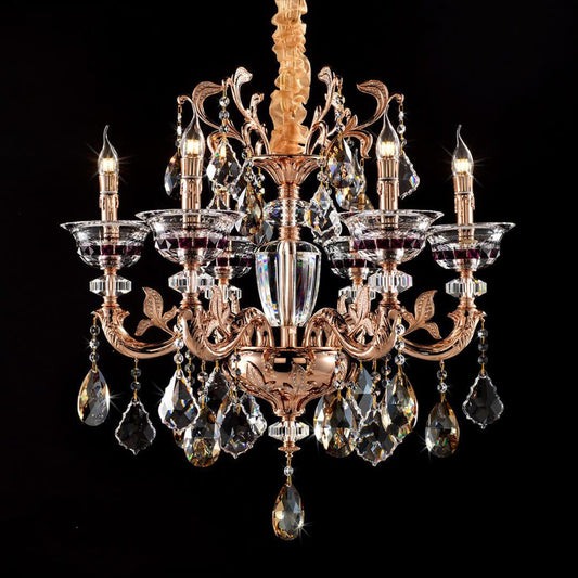Maria Crystal Classic Chandelier 27" 6 Lights - Richardrider