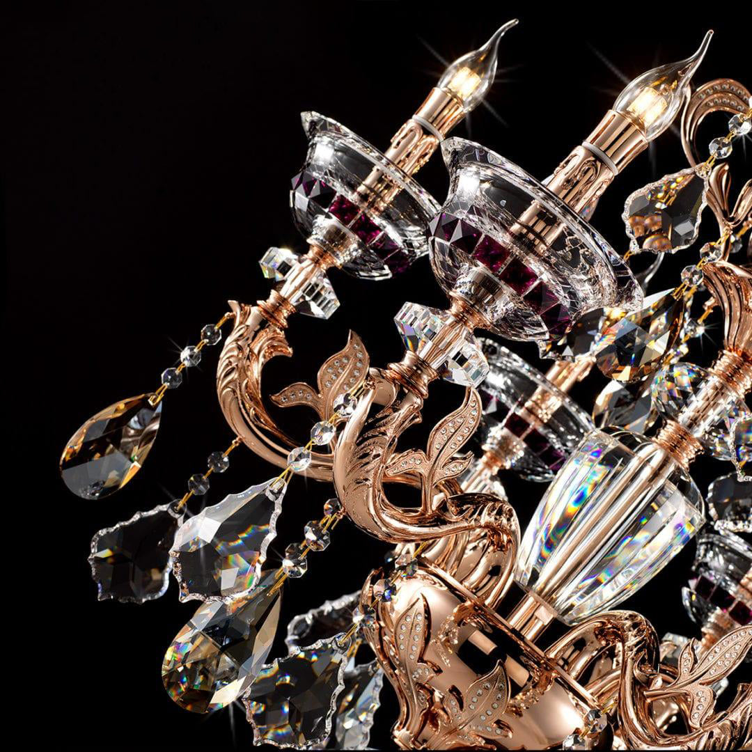 Maria Crystal Classic Chandelier 27" 6 Lights - Richardrider