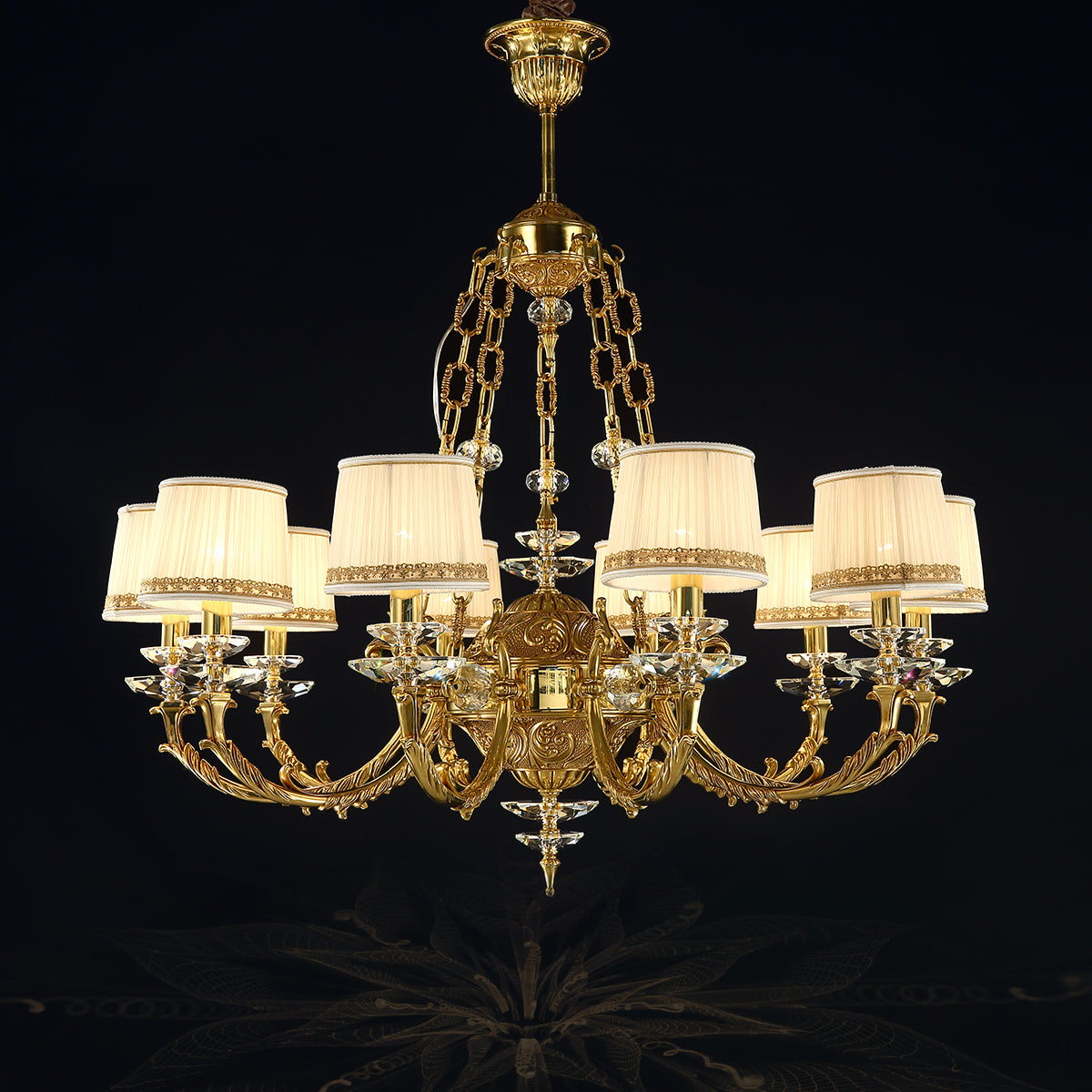 Maria Crystal Classic Chandelier 36" 10 Lights - Richardrider