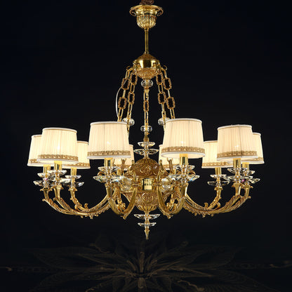 Maria Crystal Classic Chandelier 36" 10 Lights - Richardrider