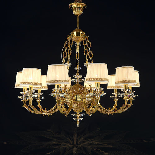 Maria Crystal Classic Chandelier 36" 10 Lights - Richardrider