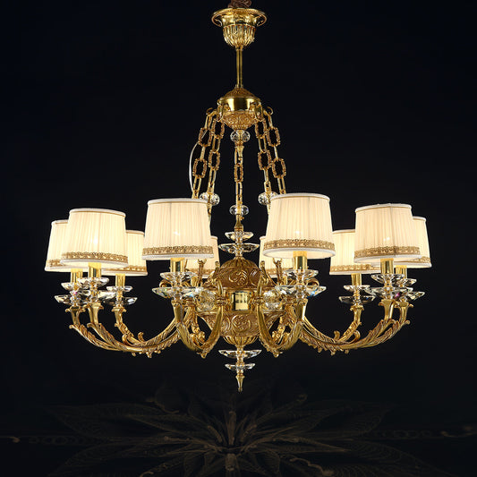 Maria Crystal Classic Chandelier 36" 10 Lights - Richardrider