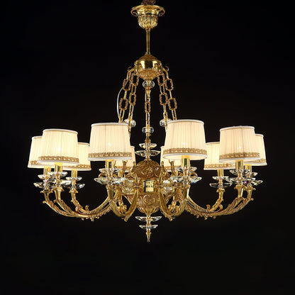 Maria Crystal Classic Chandelier 36" 10 Lights - Richardrider