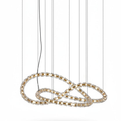 Gabriel Gold Crystal Chandelier