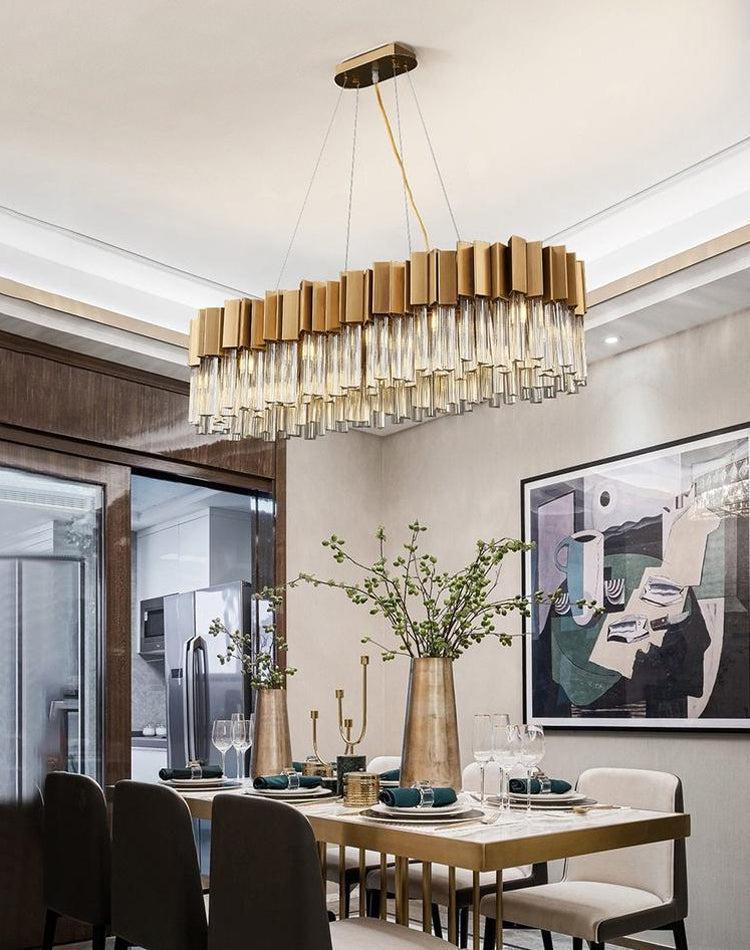 Kubica Oval Crystal Chandelier - Richardrider