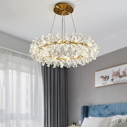 Kylia 2 Tier Ring Crystal Chandelier 60” - Richardrider