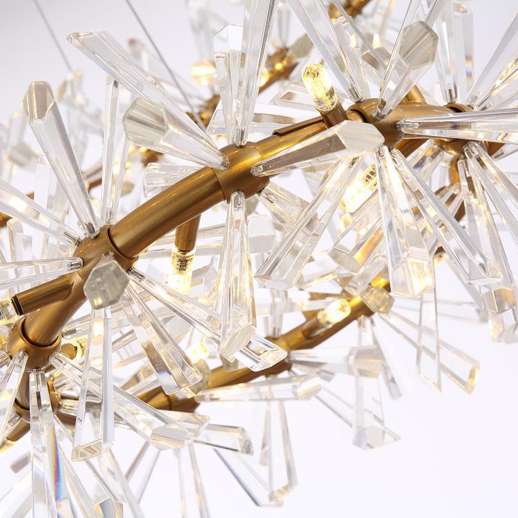 Kylia 2 Tier Ring Crystal Chandelier 60” - Richardrider
