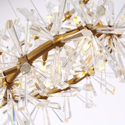 Kylia 2 Tier Ring Crystal Chandelier 60” - Richardrider