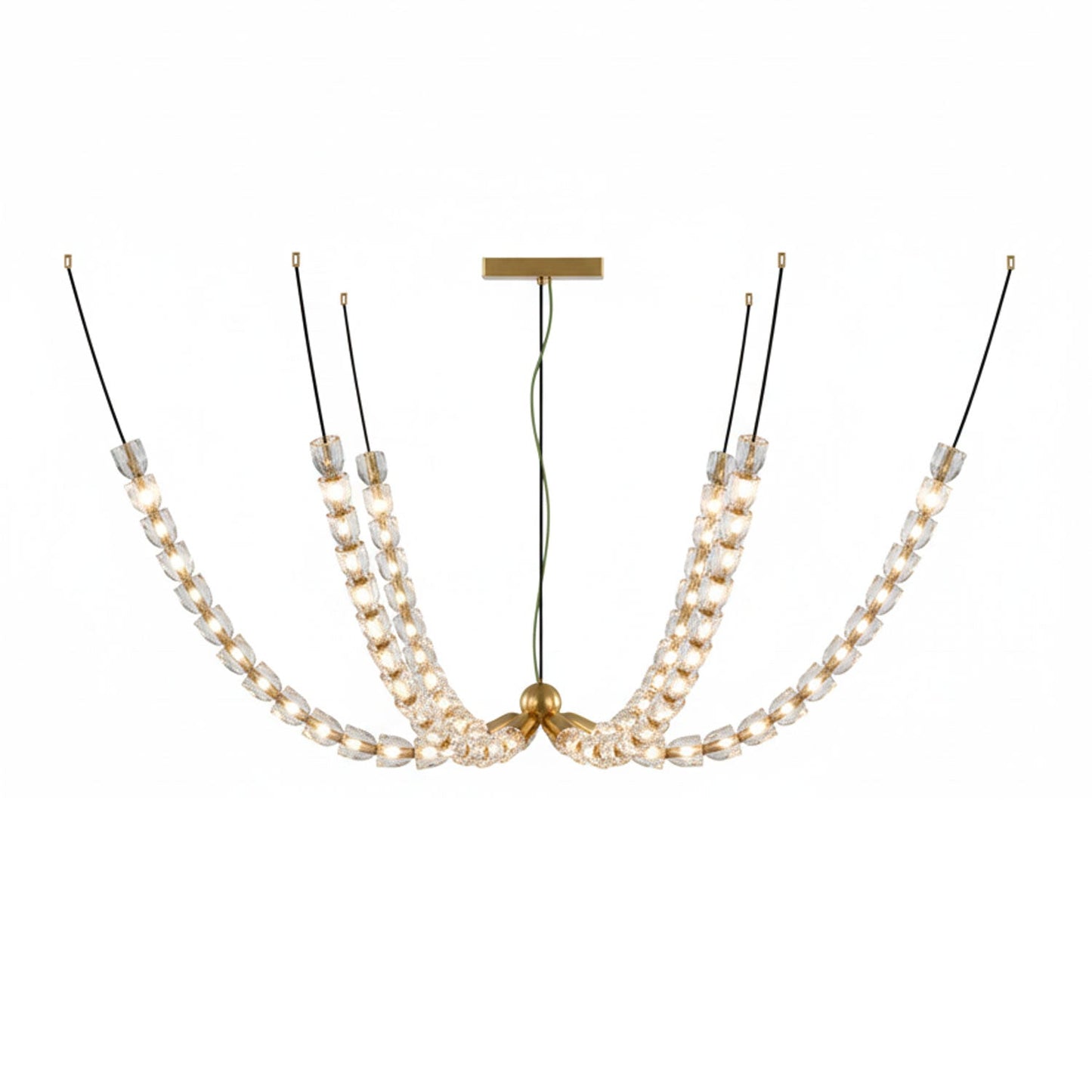 Gabriel Gold Crystal Chandelier