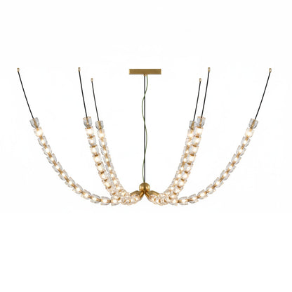 Gabriel Gold Crystal Chandelier