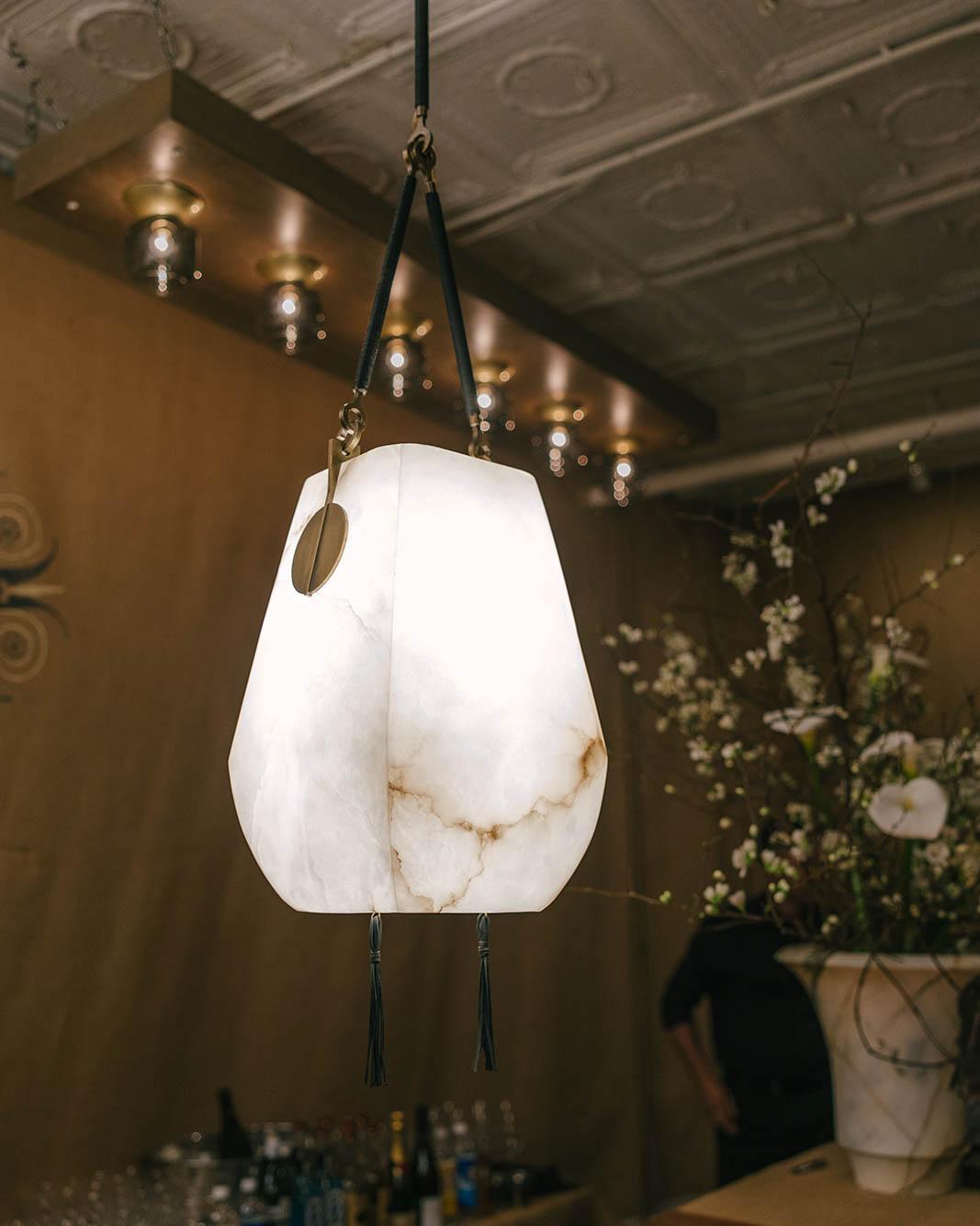 Alabaster Kalathi Lantern Pendant - Richardrider