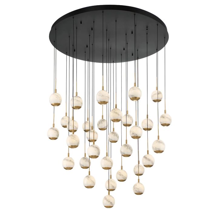 Kimma Lights Round LED Chandelier - Richardrider