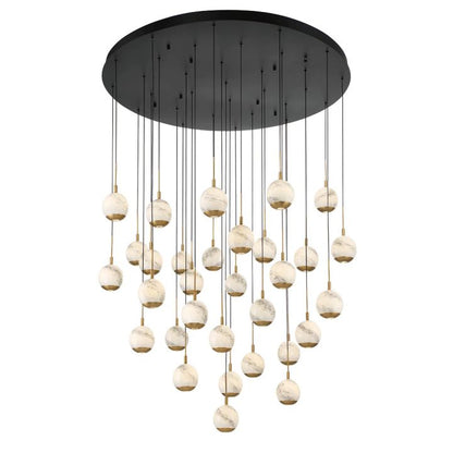 Kimma Lights Round LED Chandelier - Richardrider