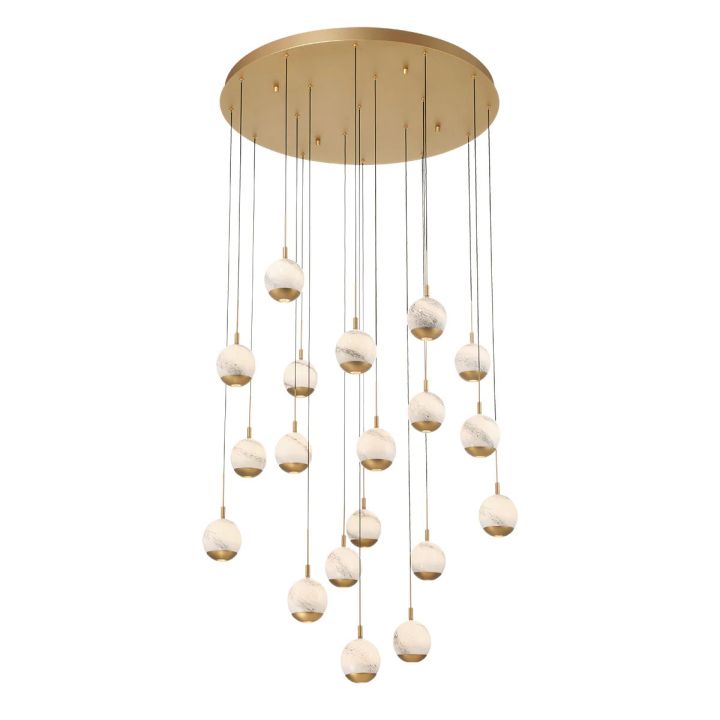 Kimma Lights Round LED Chandelier - Richardrider