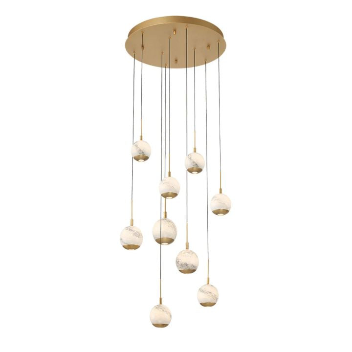 Kimma Lights Round LED Chandelier - Richardrider