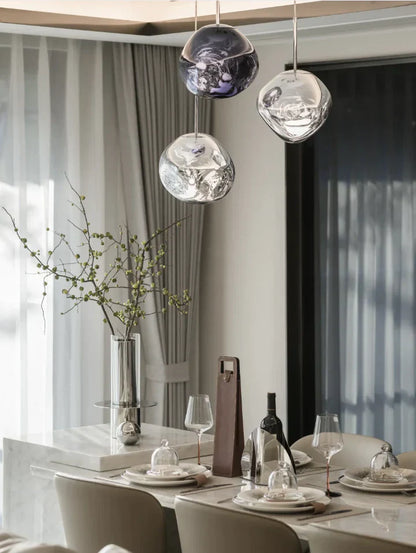 Modern Rock Acrylic Special Shape Pendant Lighting