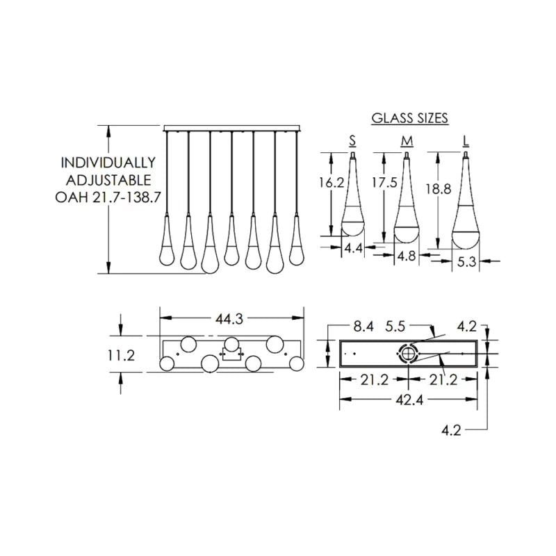 Dolores Linear Chandelier - Richardrider