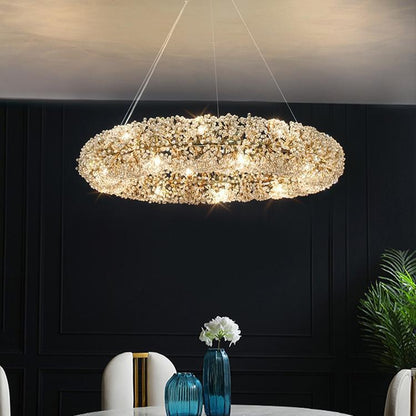 Iissabelle Flower Crystal Chandelier - Richardrider