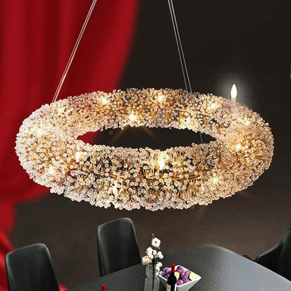 Iissabelle Flower Crystal Chandelier - Richardrider