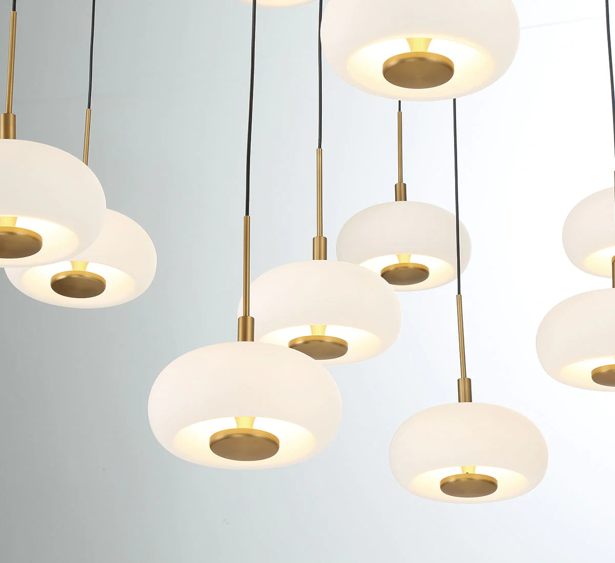 Lanterns Glass 9 Light Round LED Chandelier - Richardrider