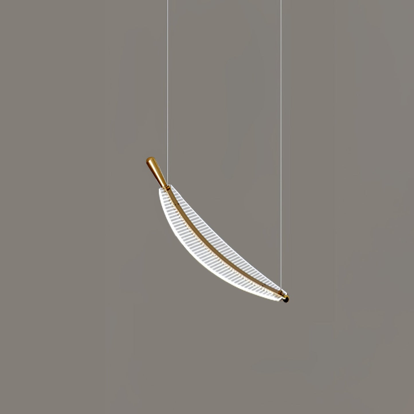 Leaf Crystal Spiral LED Chandelier